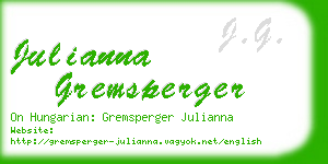 julianna gremsperger business card